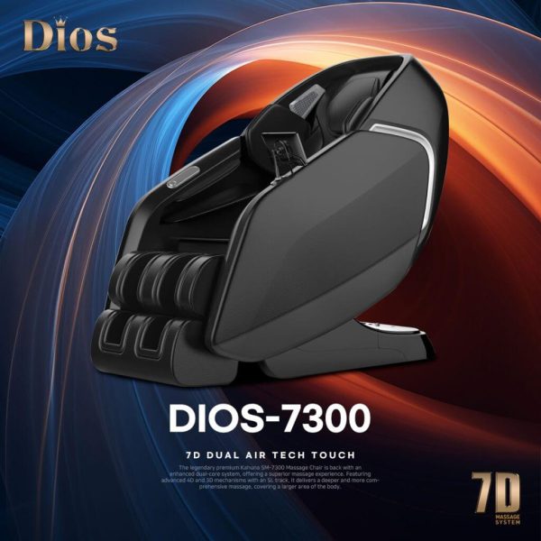 Product Image for  Kahuna Dios D7300 Massage Chair | 7D Full-Body AI Massage with Zero Gravity & Calf Kneading