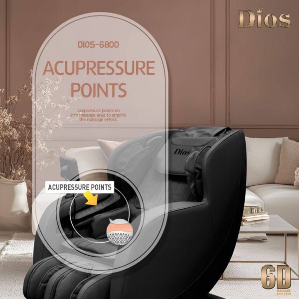 Product Image for  Kahuna Dios D6800 Massage Chair | 6D Roller Technology + Calf Massage + Heat Therapy
