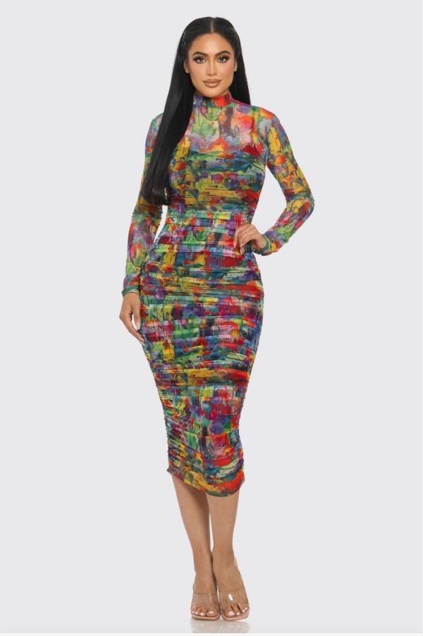 Product Image for  Painted Perfection Midi Length Dress