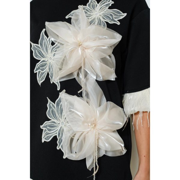 Product Image for  Cotton Club Chic Black and White Mini Dress