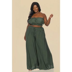 Product Image for  Summer Sage Plus Sized Pants Set