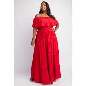 Product Image for  Summer Siren Off the Shoulder Maxi Dress
