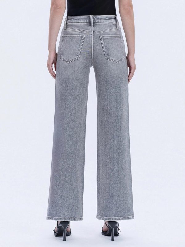 Product Image for  The Olivia – Grey Wide Leg Jeans