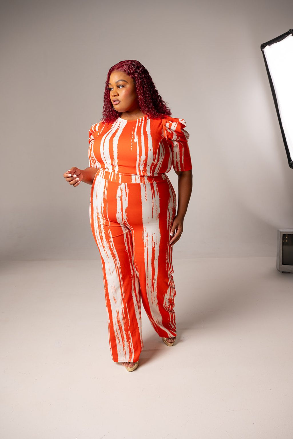 Product Image for Orange Creamsicle Jumpsuit