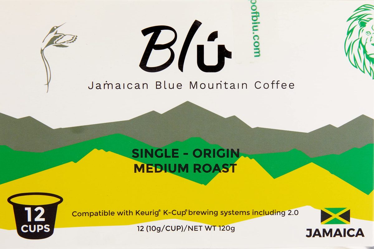 Product Image for  100% Jamaica Blue Mountain Coffee K-Cup Pods (12 Count, Single-Origin)