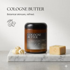 Product Image for GRATITUDE – Luxury Fragrance Body Butter | Honey, Smoky Cedarwood & Sandalwood Cologne Scent Moisturizing Skin Butter | Cologne Butter