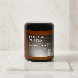 Product Image for GRATITUDE – Luxury Fragrance Body Butter | Honey, Smoky Cedarwood & Sandalwood Cologne Scent Moisturizing Skin Butter | Cologne Butter