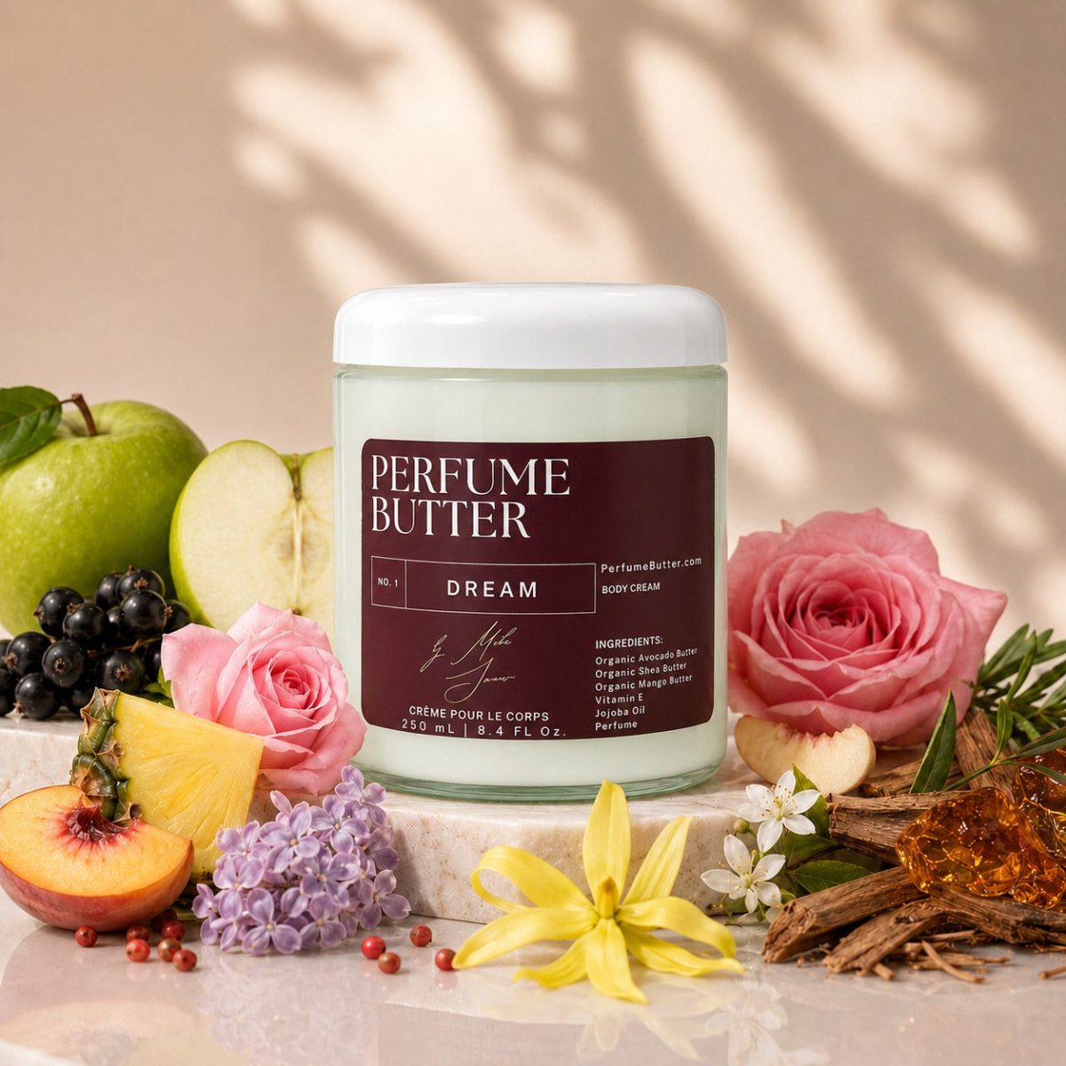 Product Image for DREAM – The Luxury Body Butter Perfume | Crisp Green Apple, Pink Pepper & Bergamot Fragrance | Fresh Scent for Women| Perfume Butter