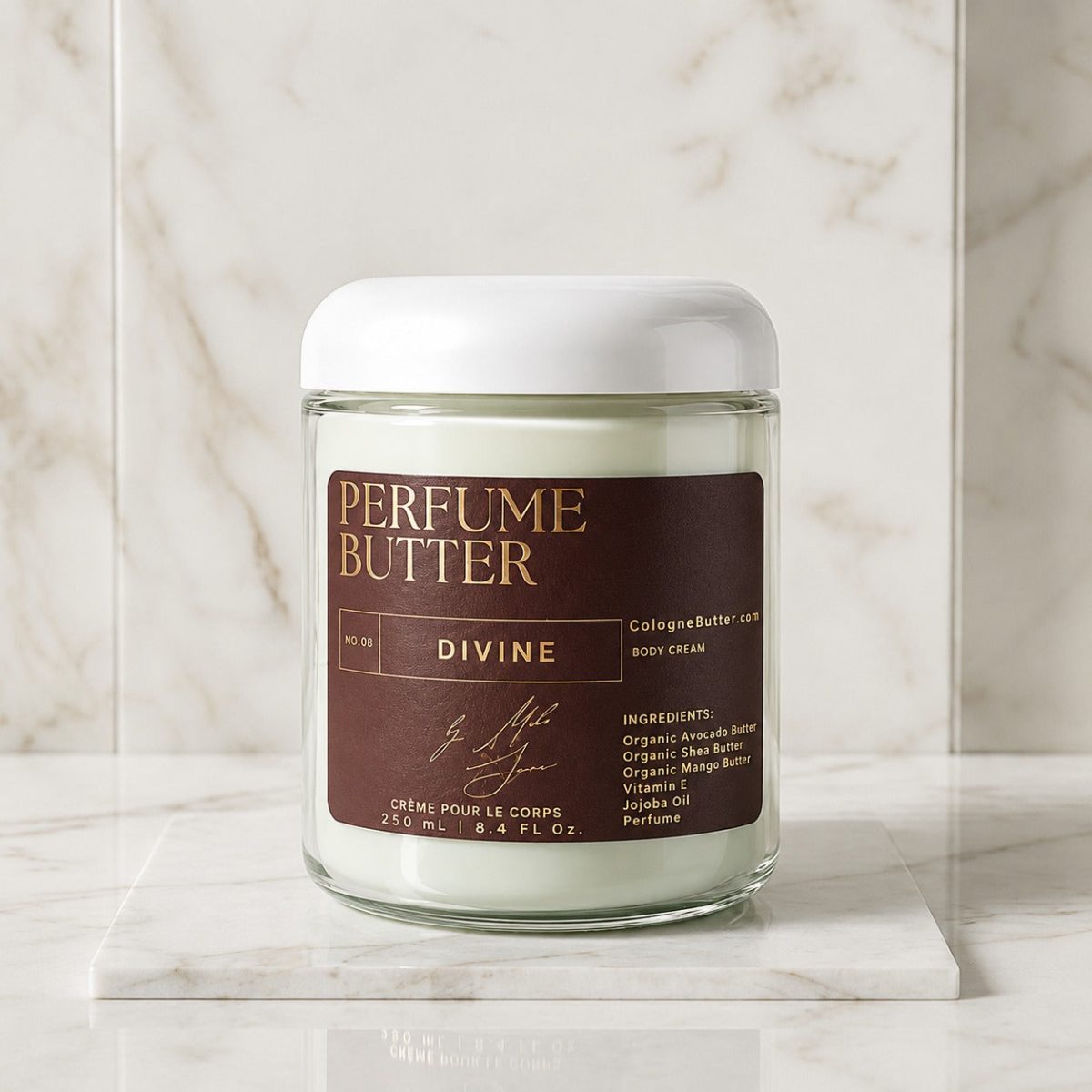 Product Image for DIVINE – The Luxury Body Butter Perfume | Radiant Citrus, Floral & Warm Vanilla Scent | Elegant Fragrance for Women & Men | Perfume Butter
