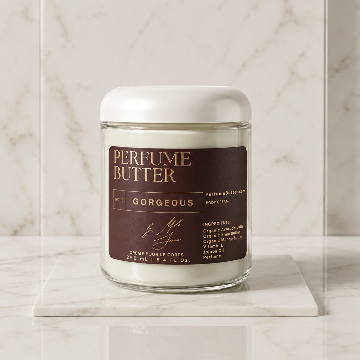Product Image for GORGEOUS – The Luxury Body Butter Perfume | Pistachio, Whipped Cream & Marshmallow Sweet Gourmand Fragrance | Deep Hydrating Skin Moisturizer | Warm Delicious Scent | Perfume Butter