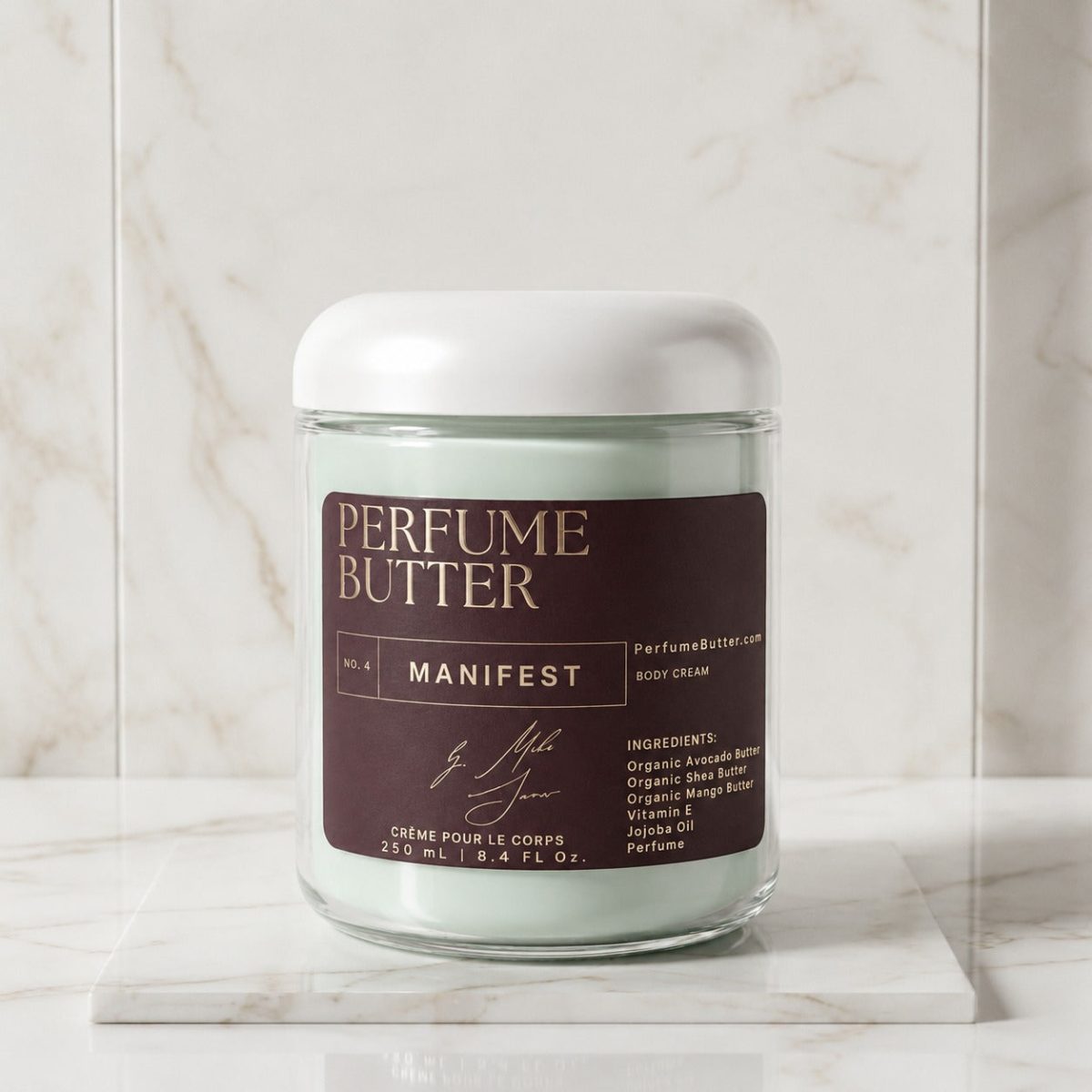 Product Image for MANIFEST – The Luxury Body Butter Perfume | Jasmine, Oud & Sandalwood Floral-Woody Fragrance | Deep Hydrating Skin Moisturizer | Warm Elegant Scent | Perfume Butter