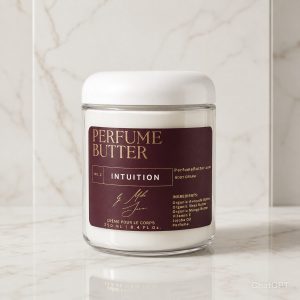 Product Image for INTUITION – The Luxury Body Butter Perfume | Rose, Saffron & Oud Fragrance | Deep Hydrating Skin Moisturizer | Warm Sensual Long-Lasting Scent | Perfume Butter