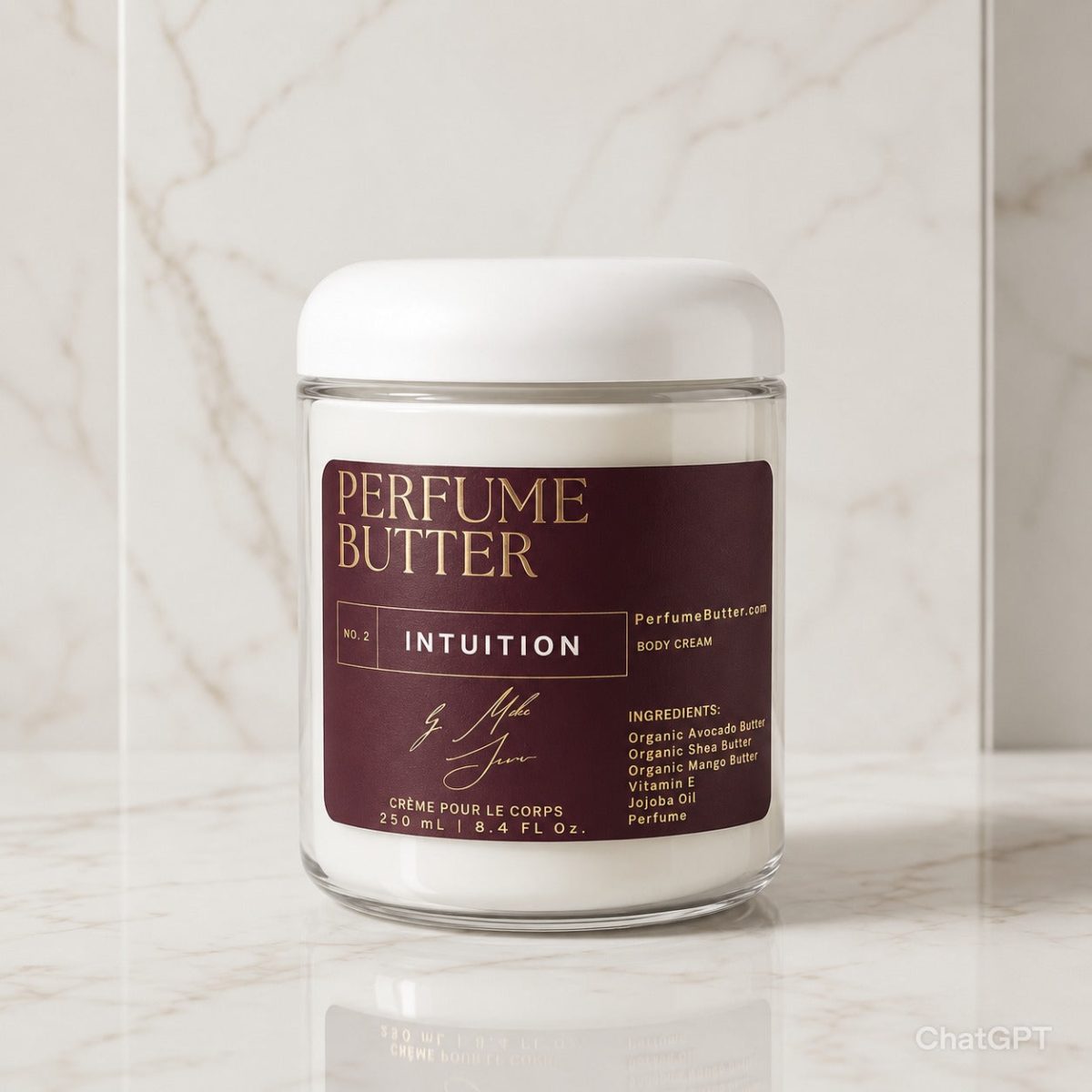 Product Image for INTUITION – The Luxury Body Butter Perfume | Rose, Saffron & Oud Fragrance | Deep Hydrating Skin Moisturizer | Warm Sensual Long-Lasting Scent | Perfume Butter