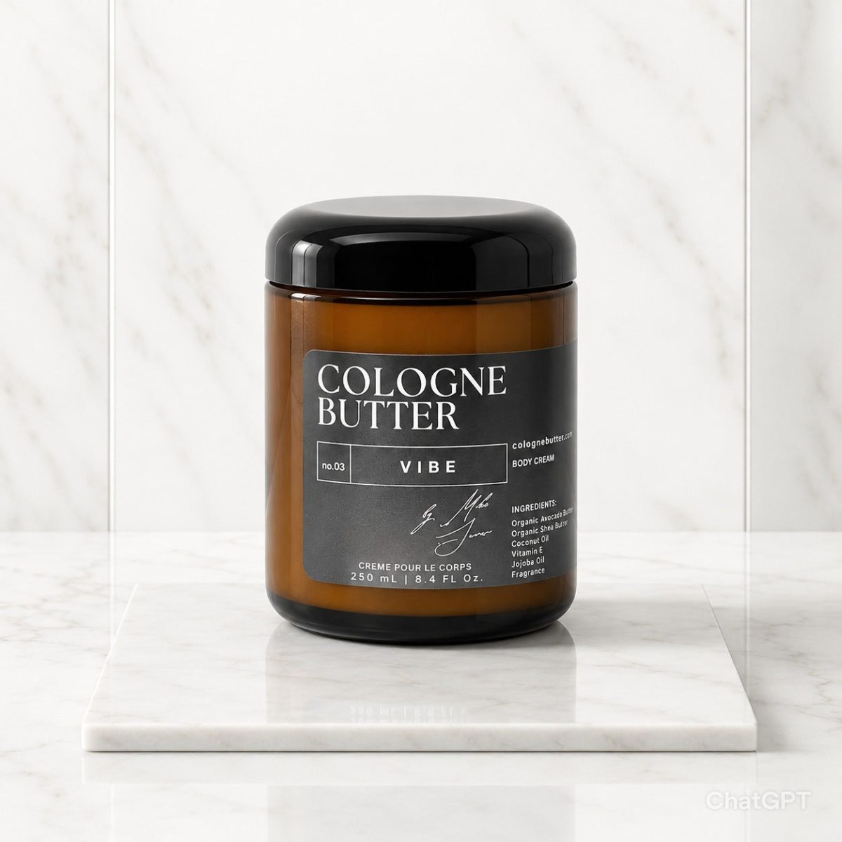 Product Image for VIBE – Energizing Fragrance Body Butter | Grapefruit, Patchouli & Oakmoss Cologne Scent Moisturizing Skin Butter | Cologne Butter