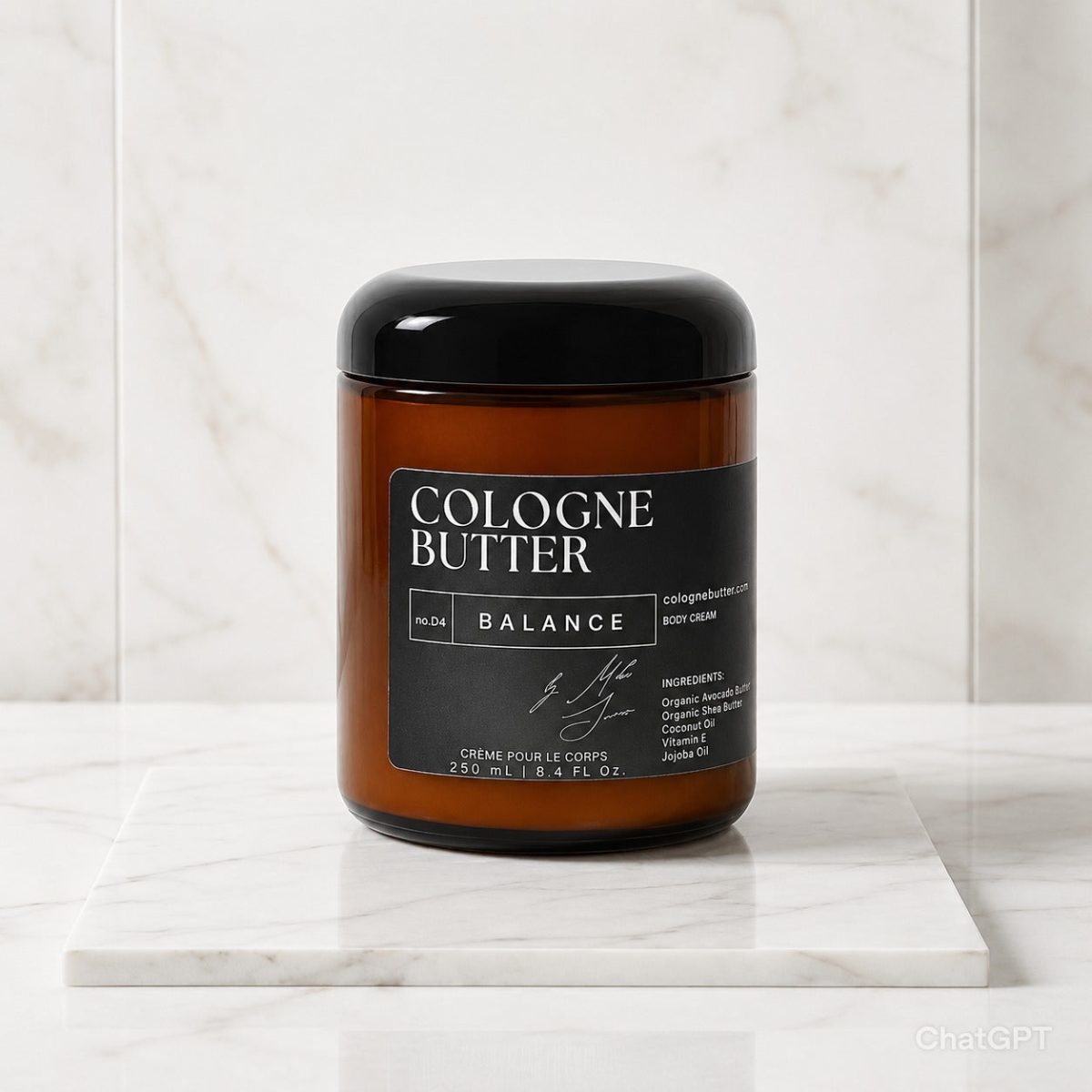 Product Image for BALANCE – Luxury Fragrance Body Butter | Coffee, Dark Chocolate & Sandalwood Cologne Scent Moisturizing Skin Butter | Cologne Butter