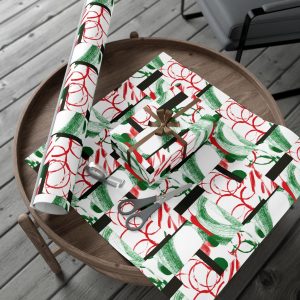 Product Image for  Abstract Holiday Wrapping Paper Sheets (3)