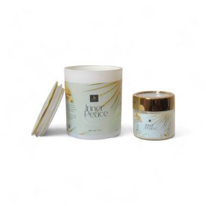 Product Image for Inner Peace Aromatherapy for Stress Relief Coconut-Soy Blend Candle
