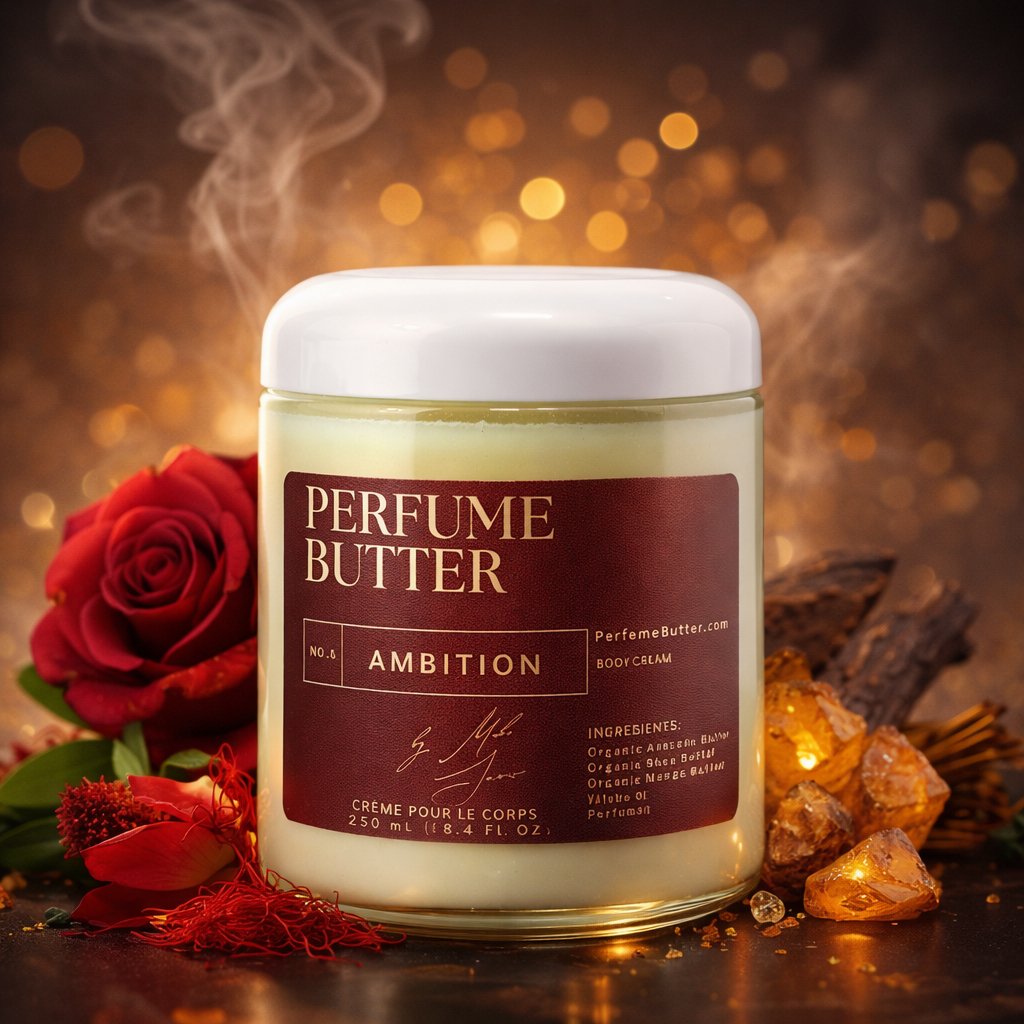 Product Image for AMBITION – The Luxury Body Butter Perfume | Long-Lasting Fragrance Moisturizing Scent | Smooth Hydrating Skin Perfume | Premium Daily Wear | Perfume Butter
