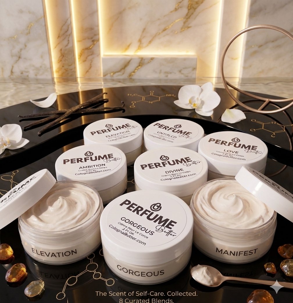 Product Image for 8 Pack Perfume Body Butter – Travel Size Mini Scented Moisturizing Cream Long Lasting Fragrance