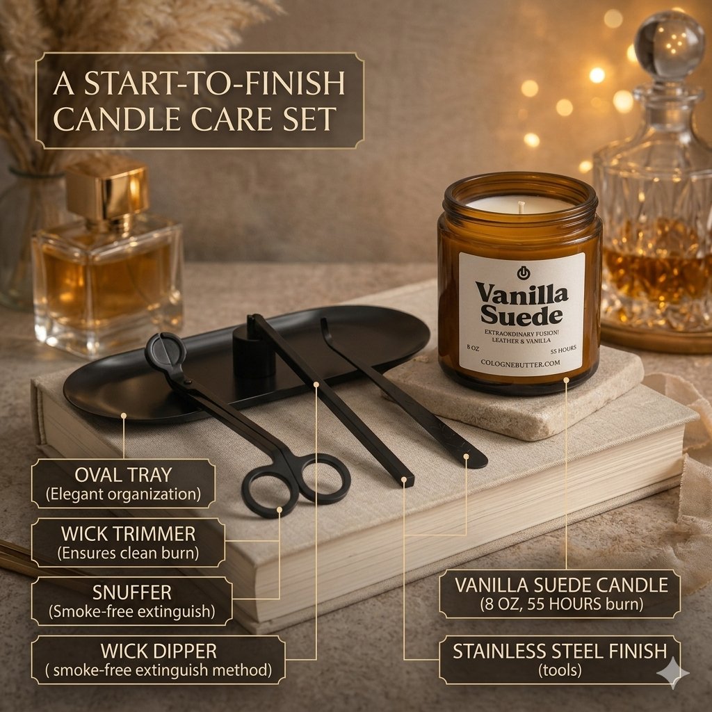 Product Image for Candle Care Tool Set – Elevate Your Candle Burning Experience.
