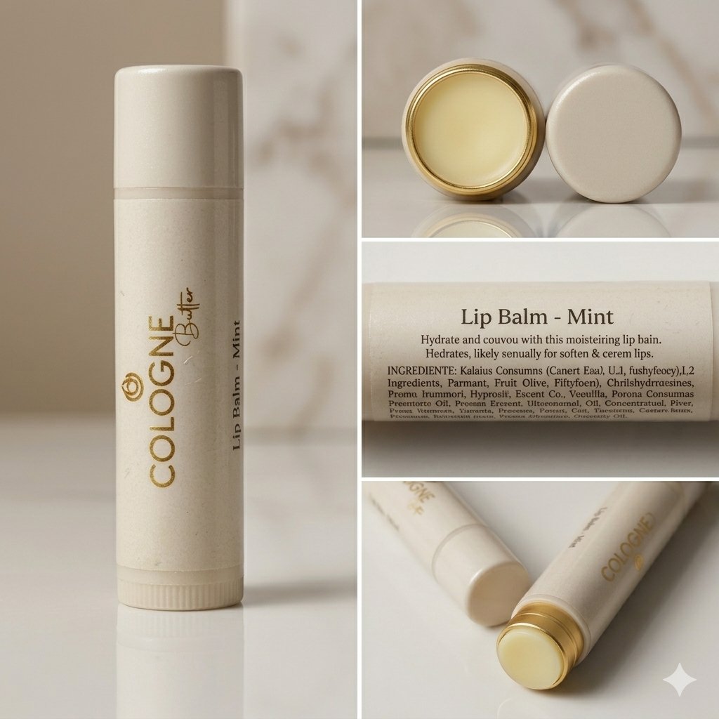 Product Image for Hydrating Lip Balm – Vanilla & Mint | Moisturizing Lip Care with Castor, Avocado & Olive Oils | Repair Dry Chapped Lips | Smooth & Nourishing Lip Balm