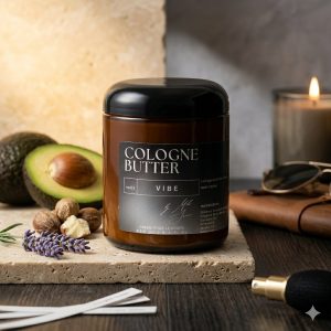 Product Image for VIBE – Energizing Fragrance Body Butter | Grapefruit, Patchouli & Oakmoss Cologne Scent Moisturizing Skin Butter | Cologne Butter