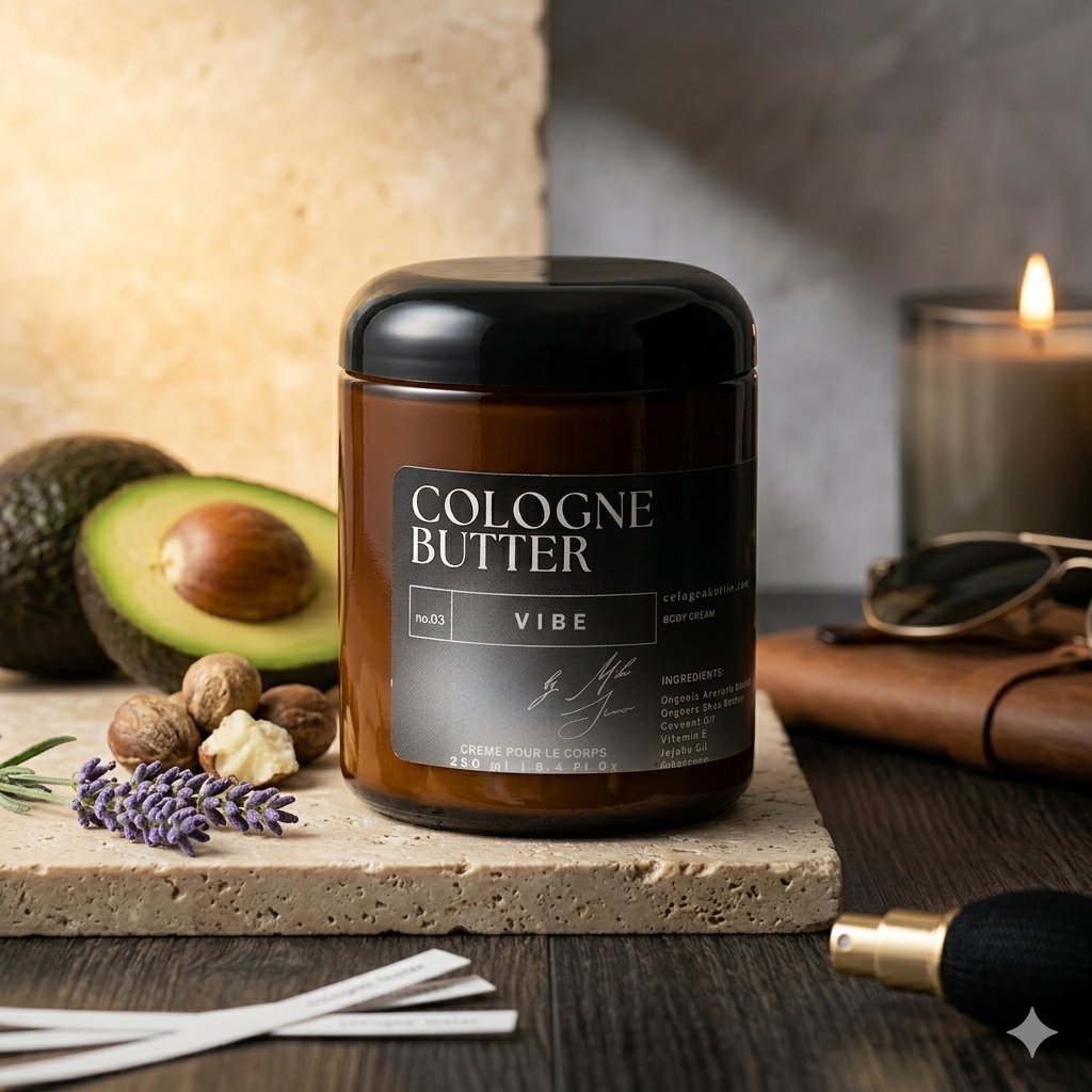 Product Image for VIBE – Energizing Fragrance Body Butter | Grapefruit, Patchouli & Oakmoss Cologne Scent Moisturizing Skin Butter | Cologne Butter