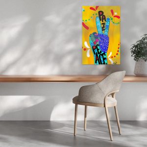 Product Image for Peace Paz Poster | Colorful Latin Art Print | Guayilando Art
