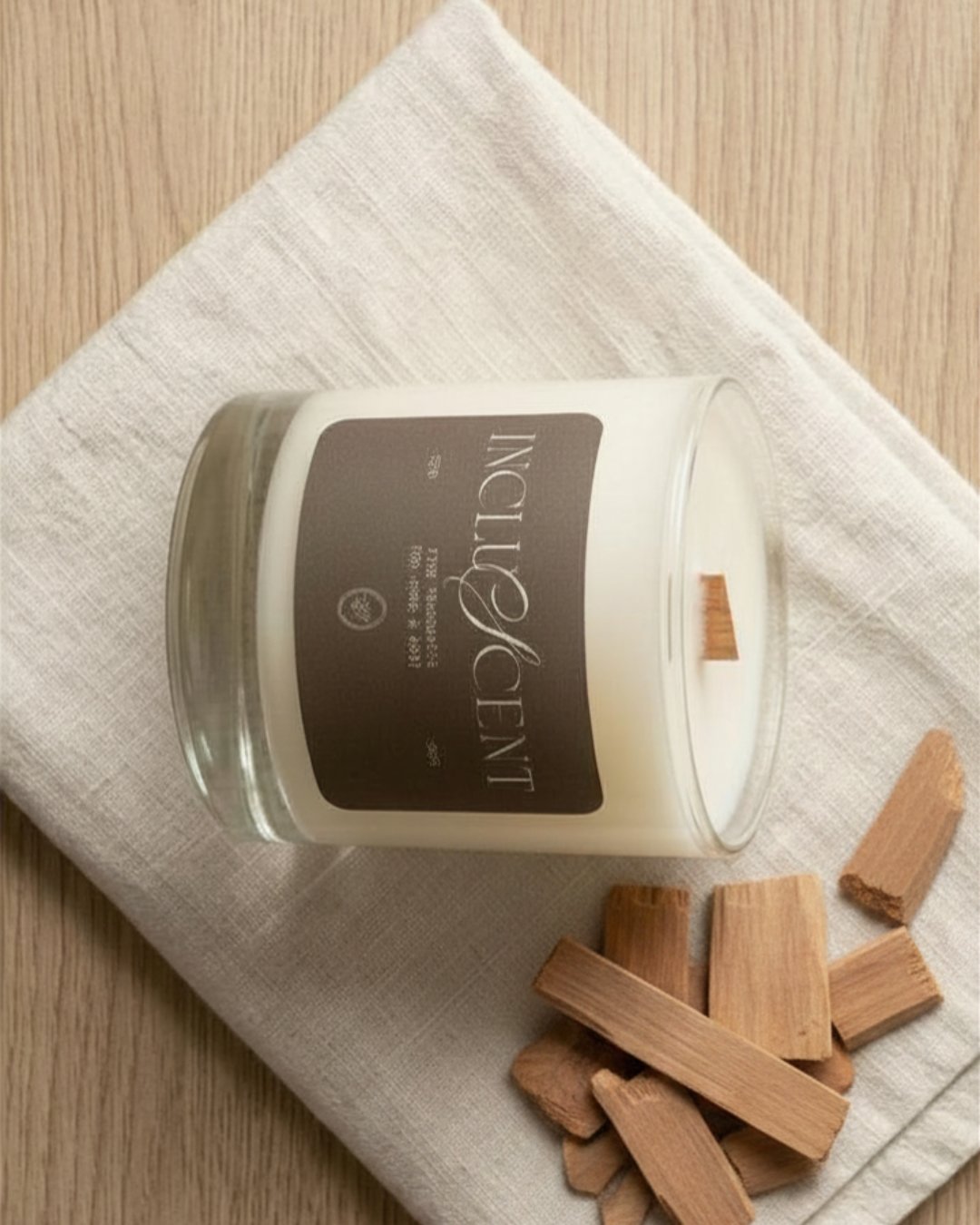 Product Image for Exhale Candle (10oz) | The Grounding | Sandalwood & Amber | IncluScent