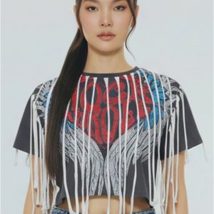 Product Image for Fringe Rebel Graphic Crop Tee