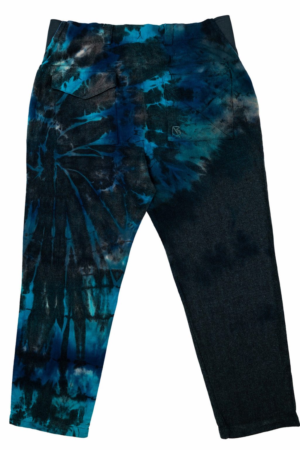 Product Image for Charles Regular-Fit Cropped Trousers: Black/Green TD