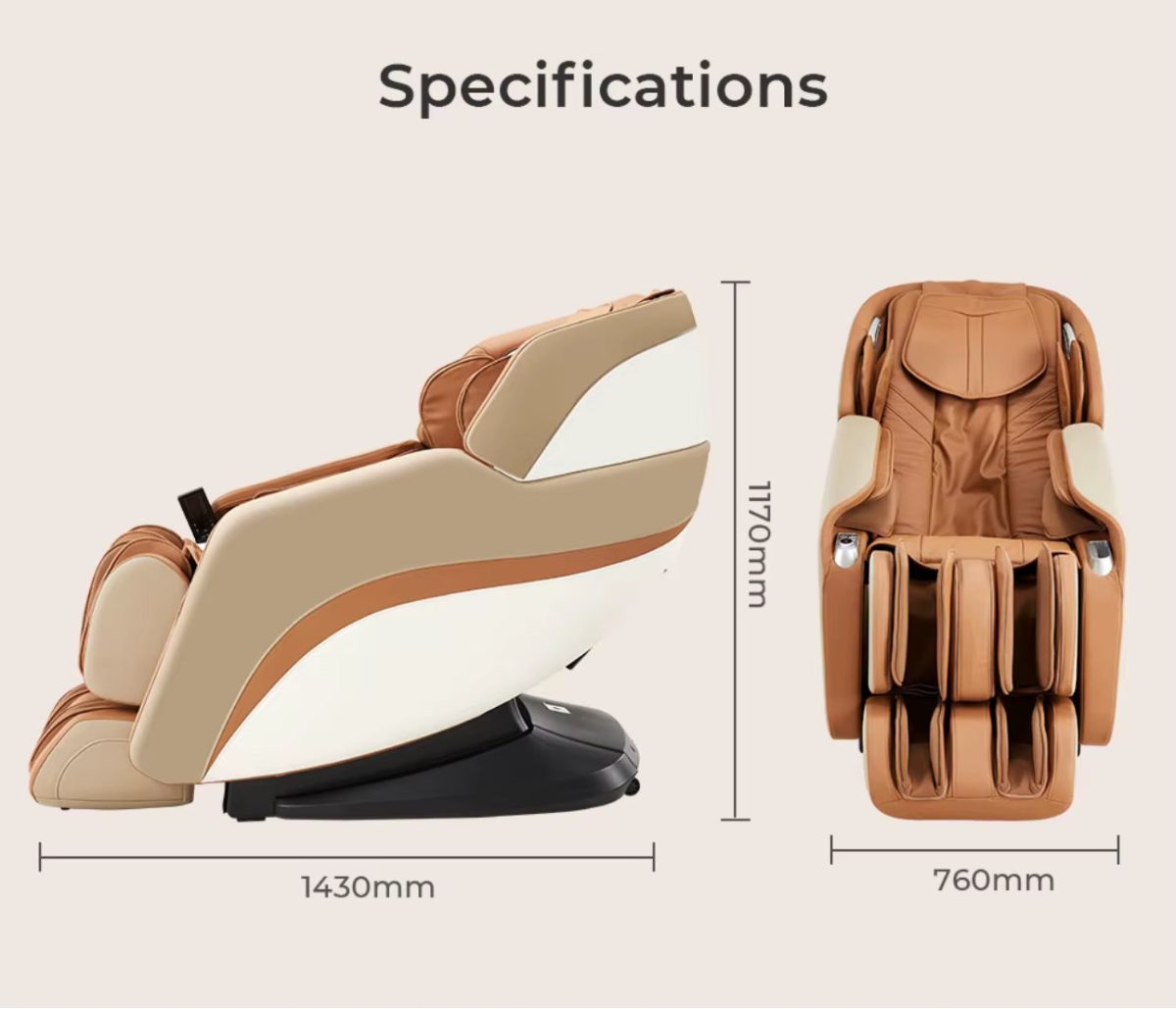 Product Image for MS-357 Pro Massage Chair | Fits people of all heights.