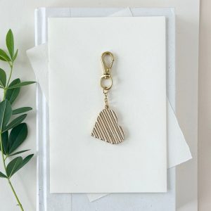 Product Image for BRASS HEART BAG CHARM
