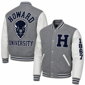 Product Image for Howard Letterman Wool Jacket with Leather Sleeves – Class of 2014