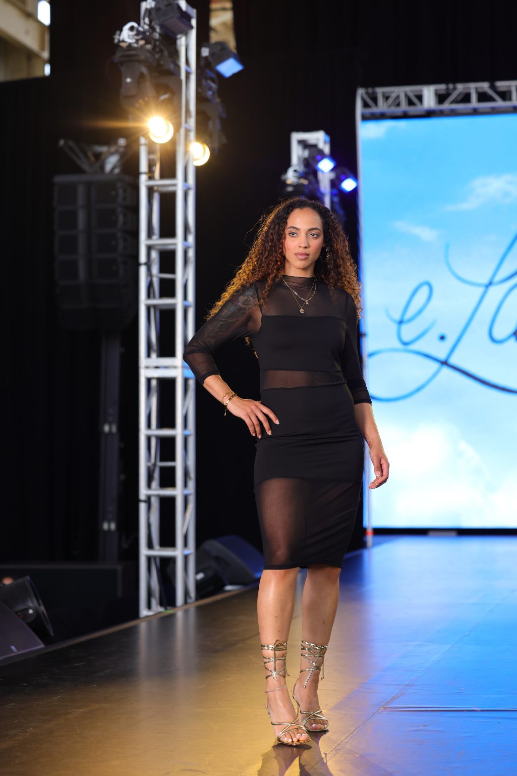 Product Image for Noir Midi Dress | NYFW
