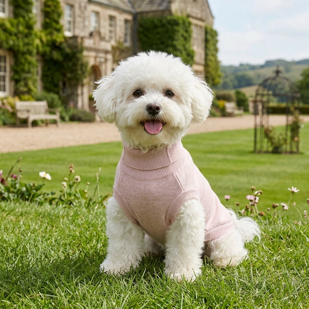 Product Image for Public Pups Preppy Dog Sweater — Ballerina Pink