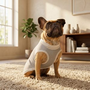 Product Image for Public Pups Preppy Dog Sweater — Sand & Ivory