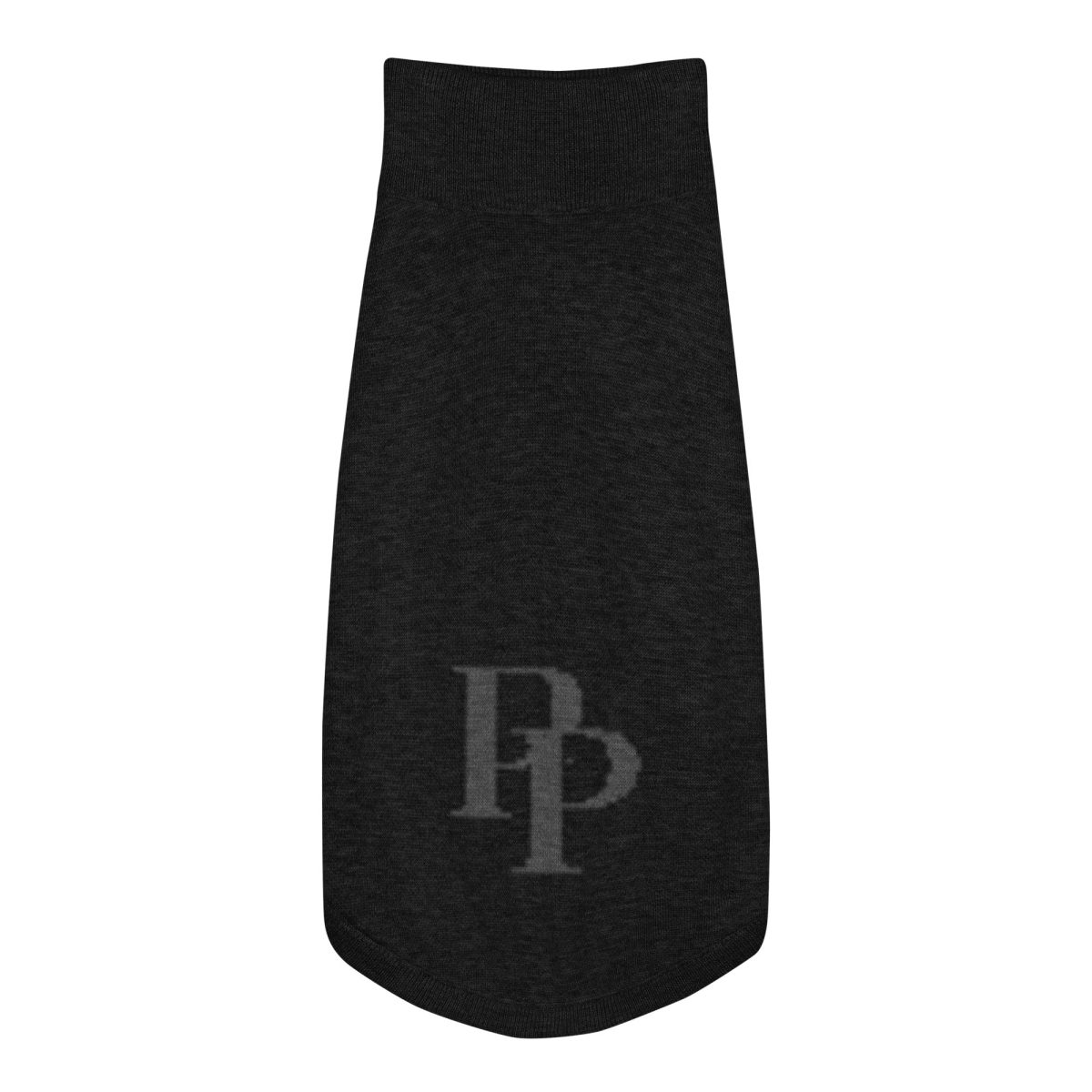Product Image for Public Pups Preppy Dog Sweater — Onyx & Graphite