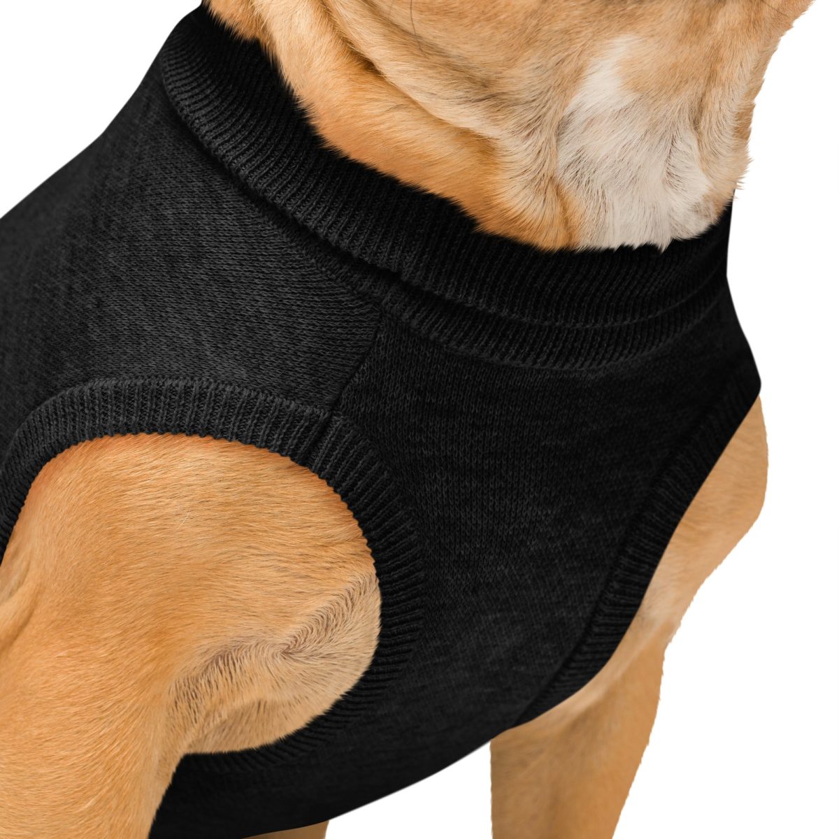 Product Image for Public Pups Preppy Dog Sweater — Onyx & Graphite
