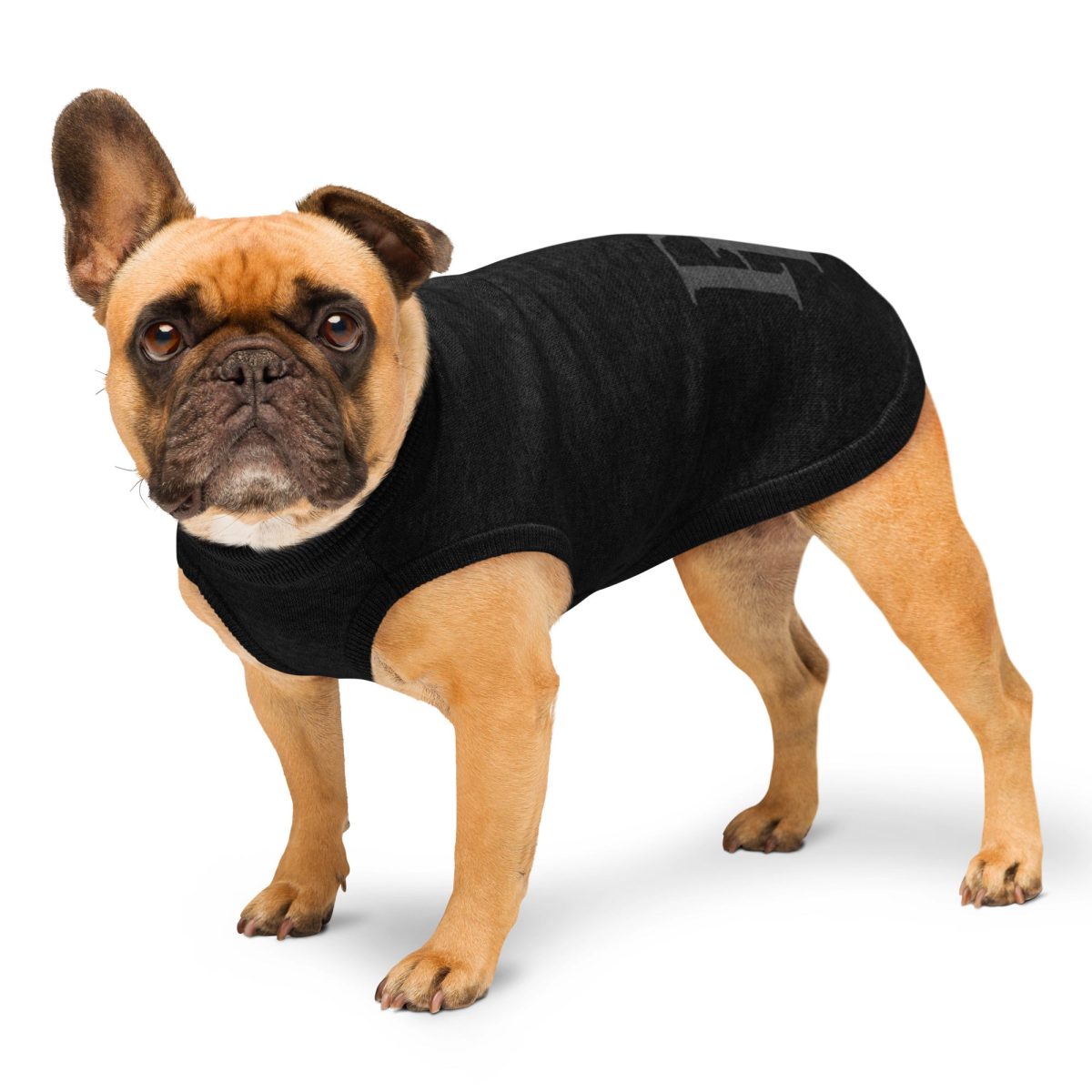Product Image for Public Pups Preppy Dog Sweater — Onyx & Graphite