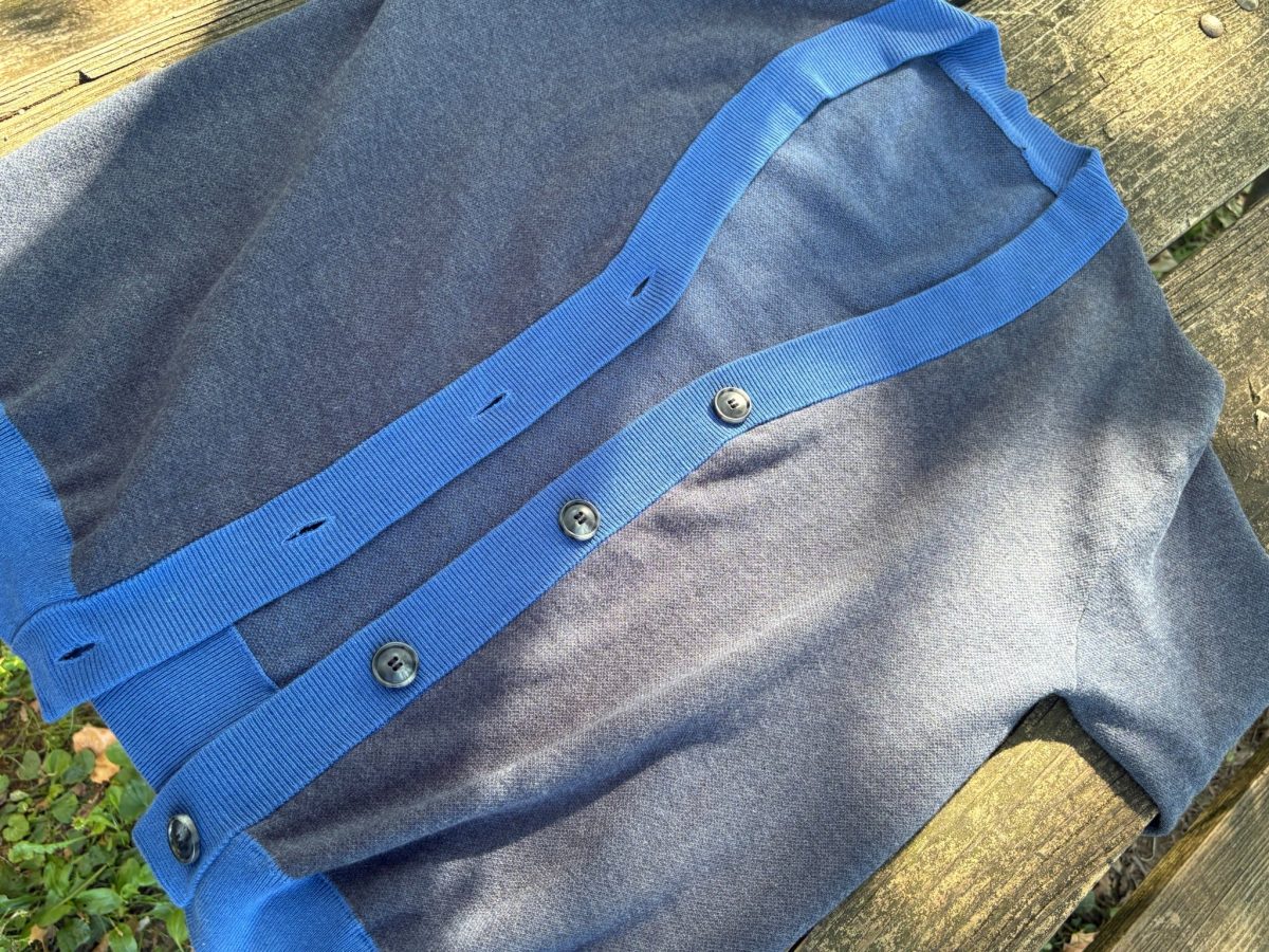 Product Image for Public Prep Preppy Cardigan — Navy & Collegiate Blue