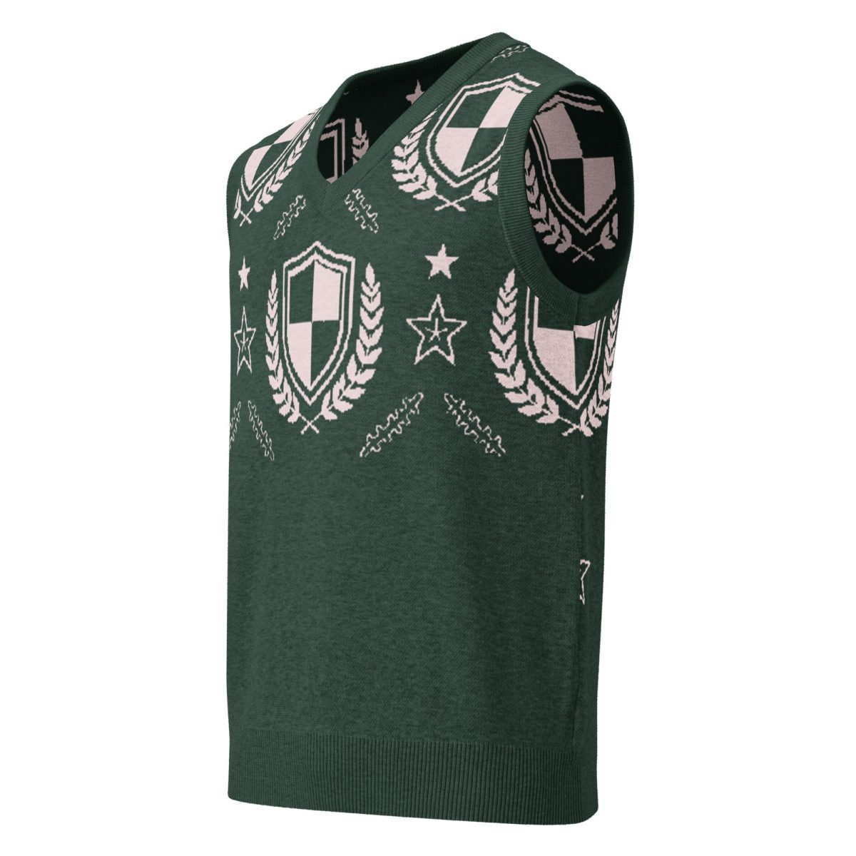 Product Image for Public Prep Preppy Sweater Vest — Hunter Green Crest