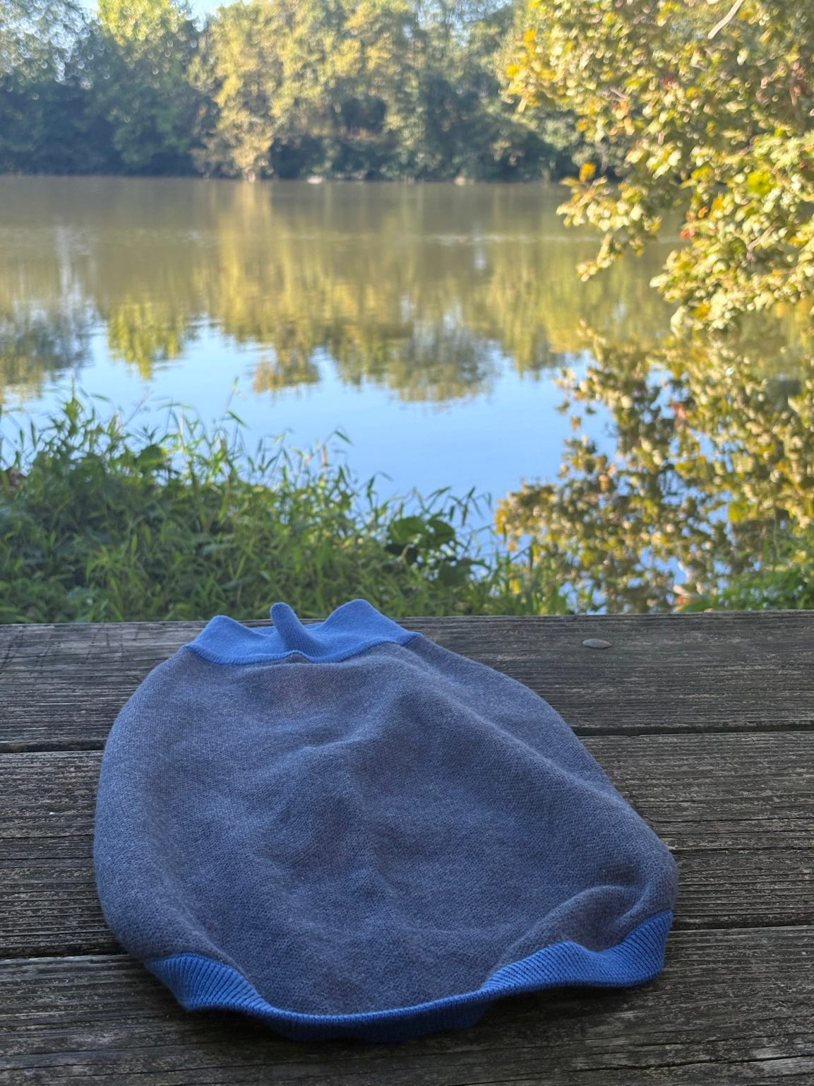 Product Image for Public Pups Preppy Dog Sweater — Navy & Collegiate Blue