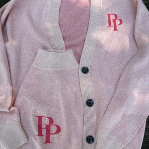 Product Image for Public Pups Preppy Dog Sweater — Ballerina & Ruby Pink