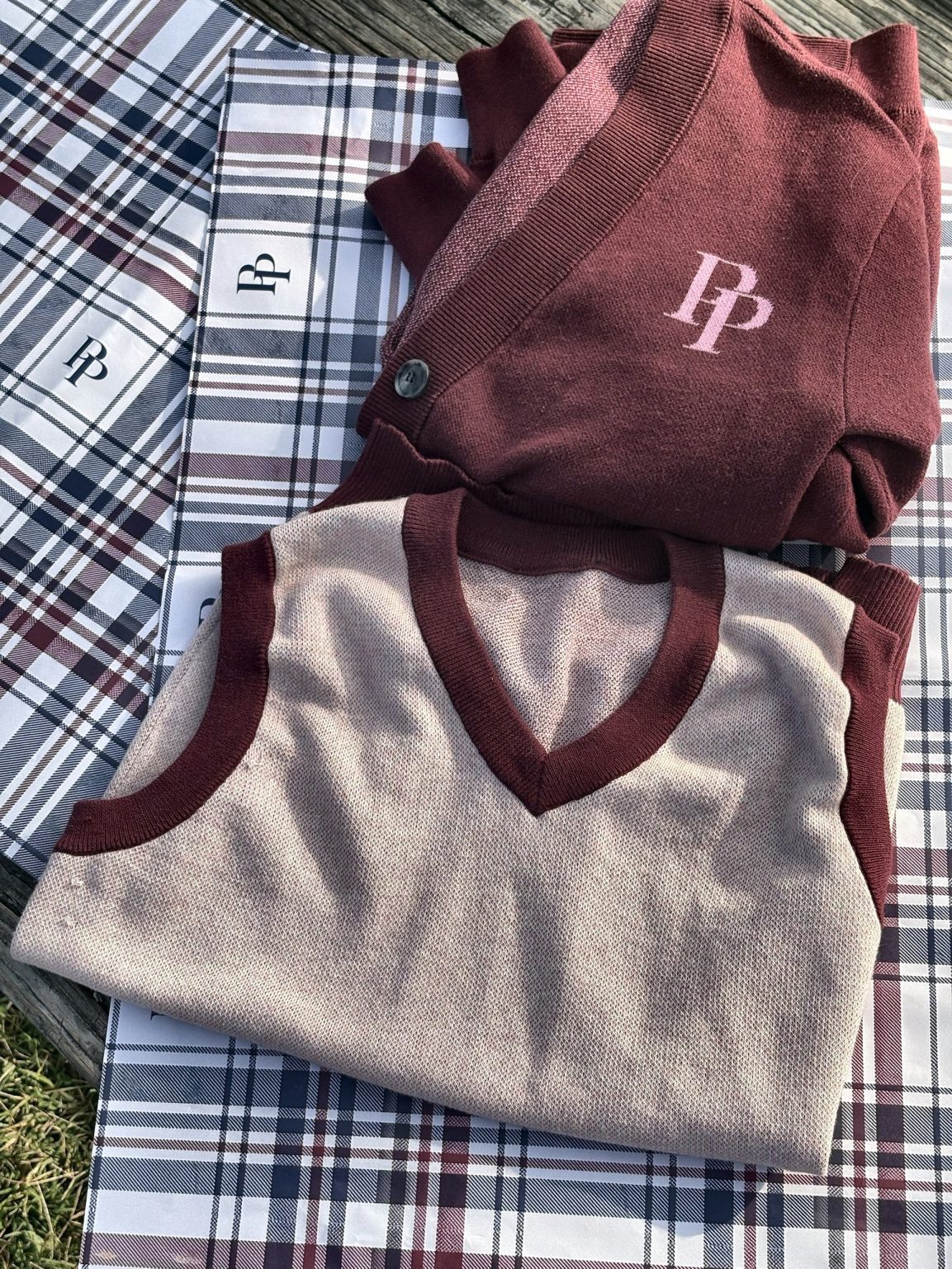 Product Image for Public Prep Preppy Sweater Vest — Strawberry & Plum
