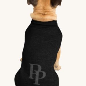 Product Image for Public Pups Preppy Dog Sweater — Onyx & Graphite