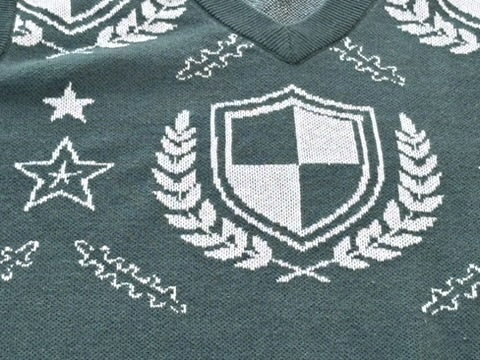 Product Image for Public Prep Preppy Sweater Vest — Hunter Green Crest