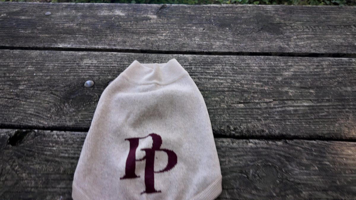 Product Image for Public Pups Preppy Dog Sweater — Chai & Crimson