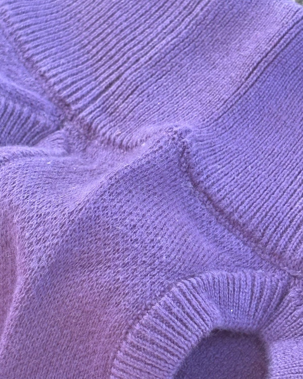 Product Image for Public Pups Preppy Dog Sweater — Clubhouse Purple