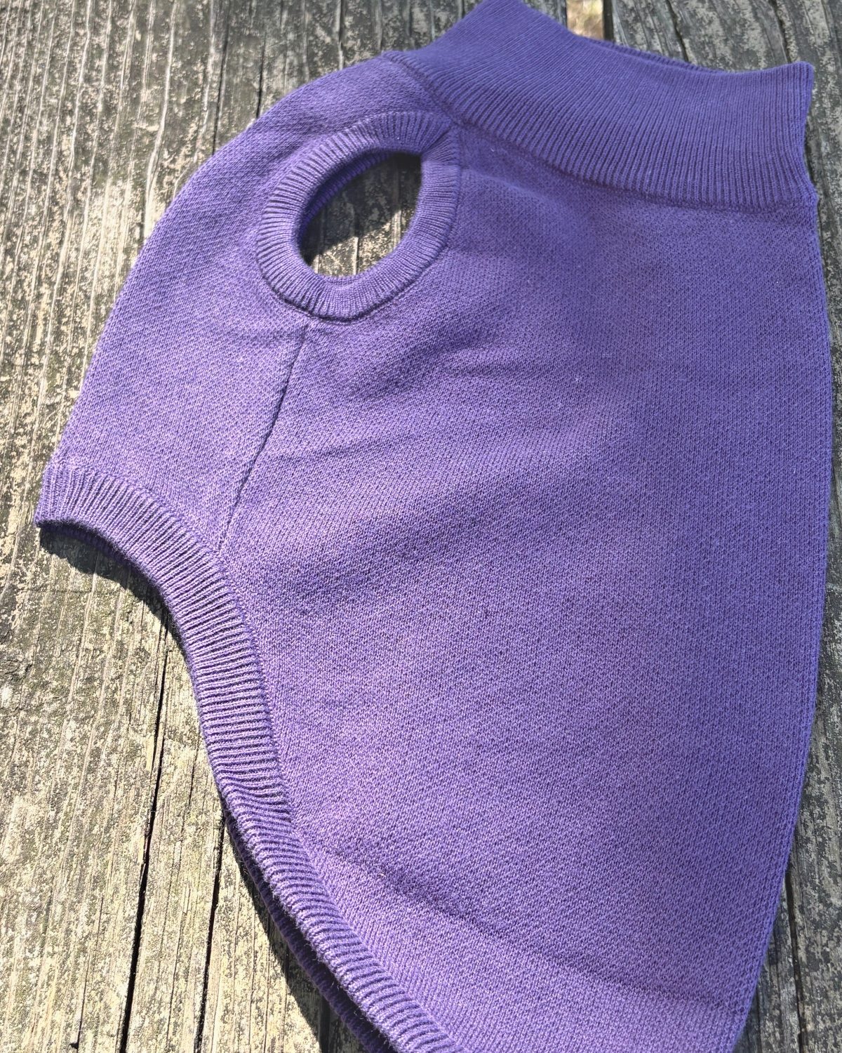 Product Image for Public Pups Preppy Dog Sweater — Clubhouse Purple
